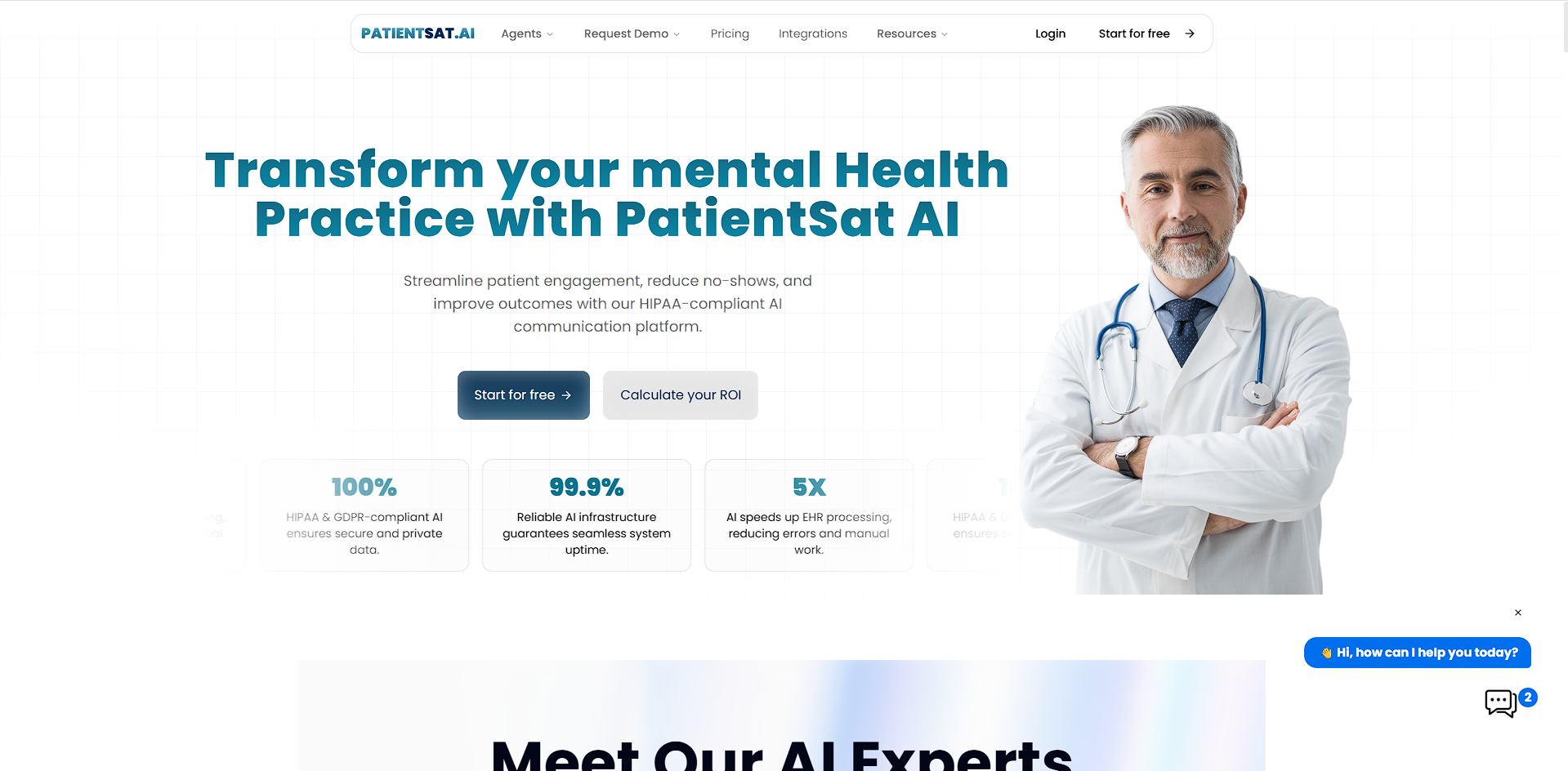 patientsat.ai — product screenshot